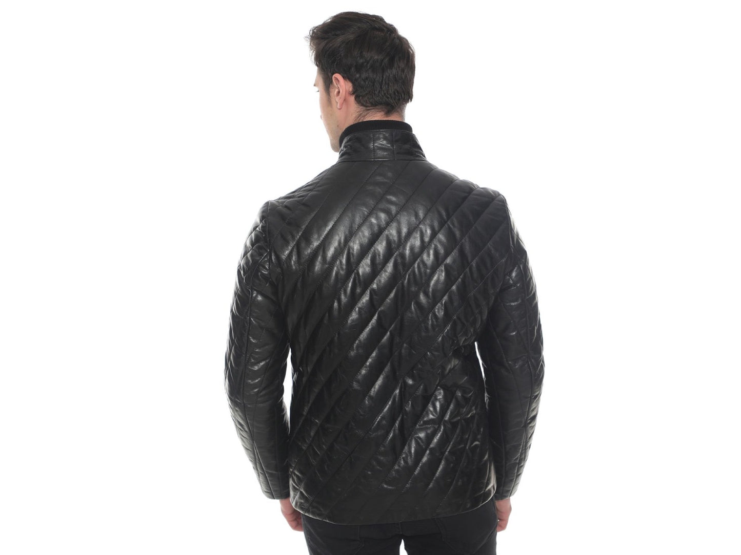 Matrix Quilted Lamb Leather Jacket – Artisanal Tanning Series