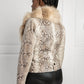 Exquisite Python & Mink Fur-Trimmed Jacket