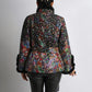 Kaleidoscope Lamb Leather Jacket with Mink Fur Accents
