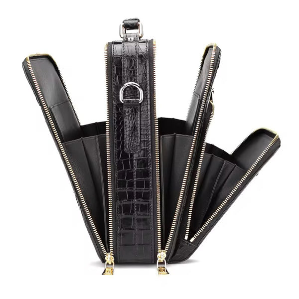 Luxe Artisanal Crocodile Leather Handbag | An Heirloom of Elegance  KolleenBoutiqu