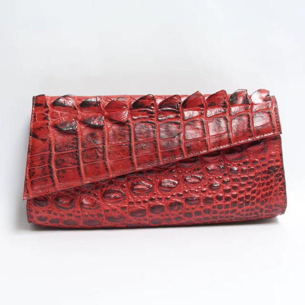 Luxe Artisanal Crocodile Leather Handbag | An Heirloom of Elegance KolleenBoutique